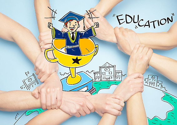 편집이미지 학생 교육 남자 학사모 학교 합성일러스트 한명 신체부위 졸업가운 트로피 팔 지구모양 이미지편집 AI파일 모양 모자_잡화 1 지구 졸업 사람 가운 상_우승 파일형식 벡터