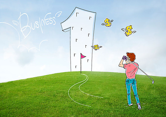 편집이미지 1 남자 골프 비즈니스 합성일러스트 한명 잔디 성인 달러 골프채 비즈니스맨 골프깃발 이미지편집 AI파일 식물 돈 골프용품 사람 구기 깃발 직장인 파일형식 벡터