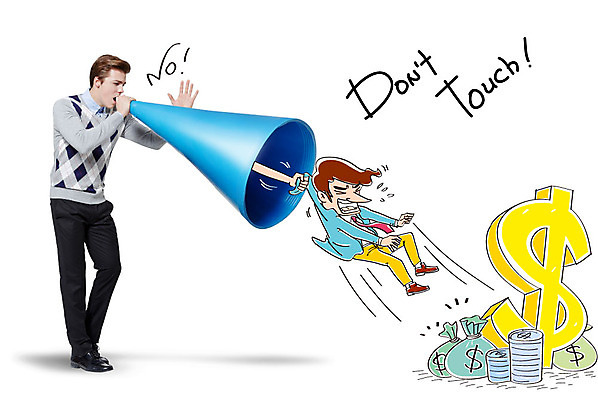 서양인 편집이미지 남자 비즈니스 합성일러스트 성인 두명 경제 달러 동전 확성기 비즈니스맨 돈자루 이미지편집 AI파일 외국인 돈 사람 직장인 파일형식 벡터