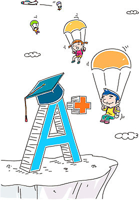 구름 학생 여자 교육 남자 어린이 일러스트 학사모 비행기 여러명 낙하산 A 에이플러스 국내일러스트 AI파일 자연요소 모자_잡화 알파벳 다수 졸업 항공교통 대중교통 사람 점수 파일형식 벡터