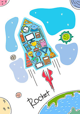 교육 지구 일러스트 자 사람없음 스마트폰 우주 모니터 확성기 행성 계산기 로켓 자명종 메달 모래시계 국내일러스트 AI파일 모래 시계 문구용품 핸드폰 스마트기기 컴퓨터 장비 알람 상_상패 파일형식 벡터