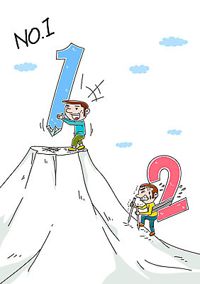 구름 1 학생 교육 남자 2 일러스트 산 두명 등산 넘버원 국내일러스트 AI파일 자연요소 사람 트래킹 파일형식 벡터