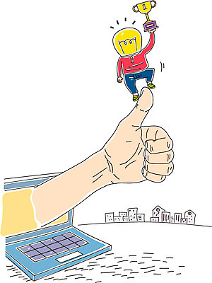 학생 손 교육 남자 일러스트 한명 건물 신체부위 노트북 엄지손가락 최고 트로피 전구모양 국내일러스트 AI파일 모양 1 건축물 전구 손가락 사람 전자제품 상_우승 파일형식 벡터