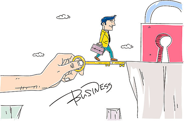 구름 손 남자 서류가방 일러스트 비즈니스 열쇠 자물쇠 한명 성인 신체부위 경제 비즈니스맨 국내일러스트 AI파일 자연요소 1 가방 사람 직장인 파일형식 벡터