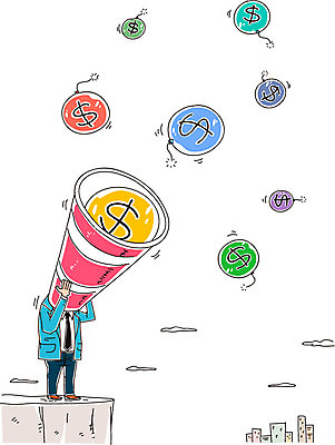 구름 남자 일러스트 비즈니스 한명 빌딩 성인 경제 달러 망원경 비즈니스맨 폭탄 국내일러스트 AI파일 자연요소 1 돈 사람 건물 직장인 폭발물 파일형식 벡터