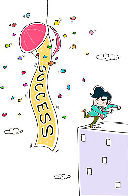 구름 남자 일러스트 비즈니스 성공 한명 빌딩 성인 경제 비즈니스맨 박 박터트리기 국내일러스트 AI파일 자연요소 1 컨셉 사람 건물 직장인 파일형식 벡터