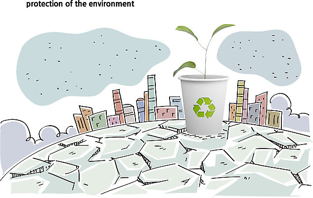 식물 편집이미지 화분 합성일러스트 빌딩 사람없음 환경 재활용 오염 균열 에코 매연 이미지편집 AI파일 모션 건물 환경오염 친환경 파일형식 벡터