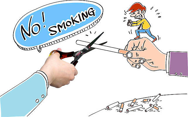 편집이미지 손 남자 말풍선 포토일러 가위 담배 합성일러스트 성인 신체부위 세명 비즈니스맨 자르기 금연 이미지편집 AI파일 캠페인 비즈니스 모션 문구용품 사람 직장인 사회이슈 파일형식 벡터