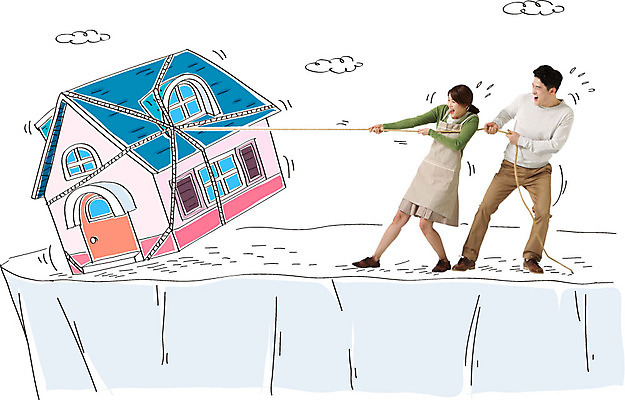 구름 편집이미지 부부 커플 여자 남자 40대 주택 합성일러스트 성인 두명 한국인 당기기 이미지편집 AI파일 자연요소 중년 관계 모션 사람 동양인 건물 파일형식 벡터