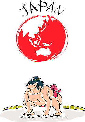 남자 일본문화 일러스트 한명 성인 태양 일본 일본전통 스모 스모선수 국내일러스트 AI파일 자연요소 1 동양문화 전통 아시아 외국문화 운동선수 사람 파일형식 벡터