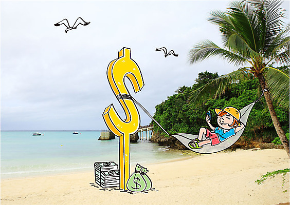 주간 편집이미지 남자 바다 지폐 비즈니스 갈매기 휴가 휴식 합성일러스트 한명 성인 야외 경제 야자수 달러 비즈니스맨 돈자루 해먹 이미지편집 AI파일 자연요소 나무 1 컨셉 돈 조류 사람 침대 직장인 파일형식 벡터