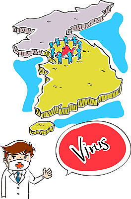 남자 말풍선 일러스트 의학 마스크 한명 성인 의사 바이러스 예방 한반도 국내일러스트 AI파일 1 사람 의료진 파일형식 벡터