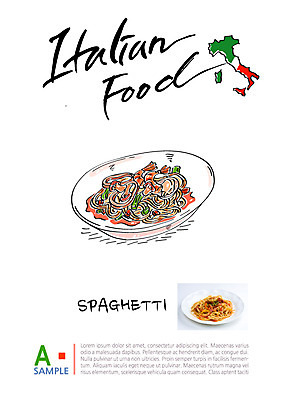 음식 일러스트 캘리그라피 스파게티 사람없음 이탈리아 이탈리아음식 전단 이탈리아지도 국내일러스트 AI파일 유럽 지도 파스타 서양음식 홍보물 파일형식 벡터