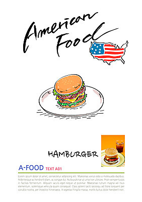 음식 일러스트 캘리그라피 사람없음 미국 햄버거 전단 미국음식 미국지도 국내일러스트 AI파일 지도 북아메리카 패스트푸드 서양음식 홍보물 파일형식 벡터