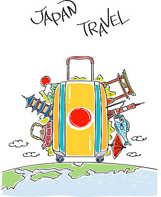 여행 일러스트 사람없음 태양 캐리어 일본 찻주전자 일본여행 후지산 도쿄타워 지구모양 신사_일본건축 국내일러스트 AI파일 자연요소 모양 아시아 지구 해외여행 주전자 산 여행가방 세계문화유산 일본건축 파일형식 벡터