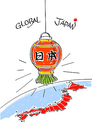 일러스트 사람없음 글로벌 일본 연등 일본지도 국내일러스트 AI파일 아시아 지도 등불 불교용품 파일형식 벡터