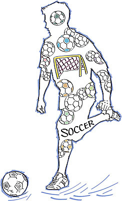 남자 스포츠 일러스트 축구공 한명 성인 축구 축구골대 국내일러스트 AI파일 1 공 축구용품 사람 구기 골대 파일형식 벡터