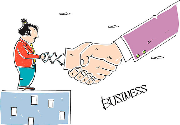 남자 일러스트 비즈니스 악수 한명 빌딩 성인 거래 국내일러스트 AI파일 1 사람 손짓 건물 파일형식 벡터