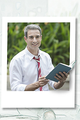 JPG 주간 서양인 편집이미지 남자 비즈니스 프레임 한명 성인 야외 책 독서 비즈니스맨 콜라주 폴라로이드사진 사진필름 디지털아트 이미지편집 편집실사 자연요소 외국인 1 사람 직장인 필름 CG 폴라로이드 파일형식