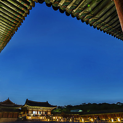 포토 JPG 전통 건축 야경 하늘 서울 사람 여러명 야외 여행객 궁전 종로 창경궁 국내포토 다수 고건축 한국 야간 파일형식 풍경_경치