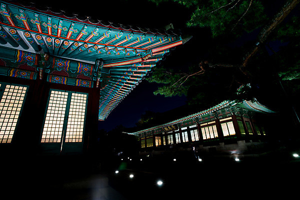 포토 JPG 전통 건축 야경 창문 조명 서울 사람없음 야외 빛 궁전 처마 종로 창경궁 국내포토 고건축 한국 야간 파일형식 풍경_경치
