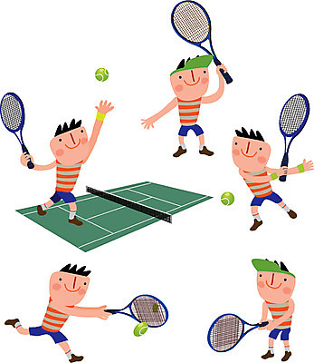 남자 스티커 일러스트 여러명 성인 세트 운동 건강관리 테니스 테니스라켓 테니스장 테니스공 테니스선수 테니스복 국내일러스트 AI파일 다수 공 스포츠시설 운동선수 건강 관리 사람 운동복 구기 라켓 테니스용품 파일형식 벡터