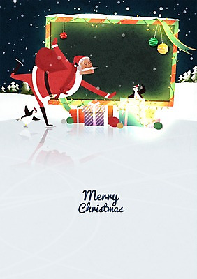 PSD 남자 포스터 크리스마스 일러스트 한명 성인 선물상자 공연 눈 펭귄 뮤지컬 아이스스케이트 국내일러스트 자연요소 1 기념일 조류 날씨 선물 사람 이벤트 상자 파일형식