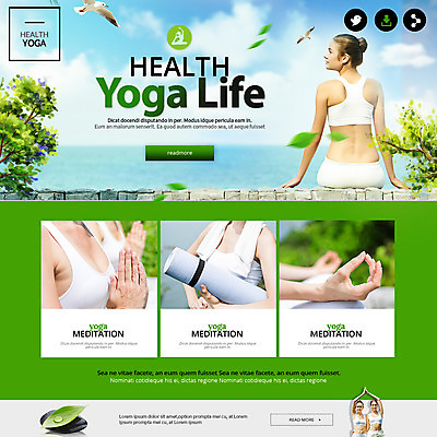 PSD 서양인 나무 템플릿 여자 웹템플릿 요가 갈매기 나뭇잎 이벤트페이지 건강 이벤트 여러명 20대 성인 운동 요가자세 매트 이미지템플릿 외국인 식물 웰빙 포즈 다수 잎 조류 사람 청년 페이지 파일형식