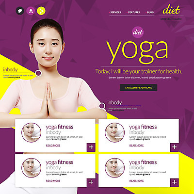 PSD 템플릿 여자 웹템플릿 다이어트 요가 이벤트페이지 건강 이벤트 여러명 20대 성인 운동 한국인 이미지템플릿 웰빙 다수 사람 동양인 청년 페이지 파일형식
