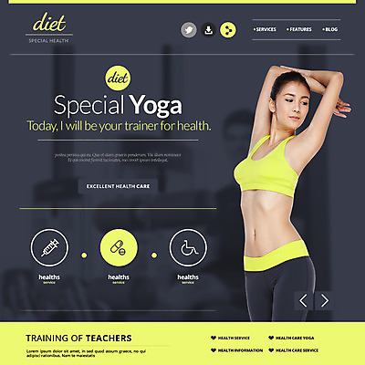 PSD 서양인 템플릿 여자 웹템플릿 몸매관리 요가 이벤트페이지 건강 한명 이벤트 성인 운동 몸매 이미지템플릿 외국인 1 웰빙 다이어트 사람 페이지 파일형식
