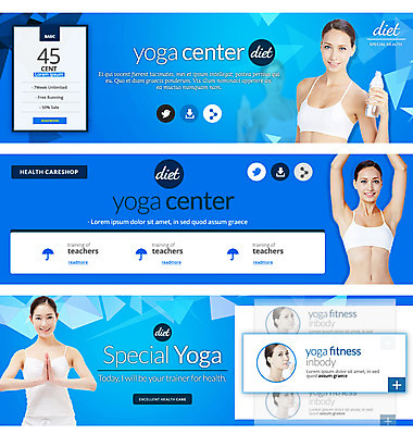 PSD 서양인 템플릿 배너 여자 웹템플릿 요가 건강 이벤트 여러명 20대 성인 운동 한국인 요가자세 이벤트배너 웹배너 이미지템플릿 외국인 웰빙 포즈 다수 사람 동양인 청년 파일형식