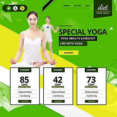 PSD 템플릿 여자 웹템플릿 요가 이벤트페이지 건강 한명 이벤트 성인 운동 한국인 요가자세 이미지템플릿 1 웰빙 포즈 사람 동양인 페이지 파일형식