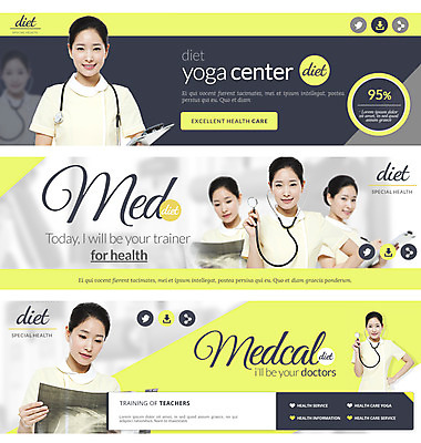 PSD 템플릿 배너 여자 웹템플릿 의학 청진기 엑스레이 건강 이벤트 여러명 20대 성인 한국인 간호사 이벤트배너 웹배너 이미지템플릿 다수 의료기기 사람 동양인 청년 의료진 파일형식