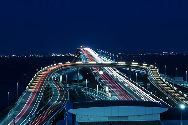포토 JPG 야경 사람없음 야외 일본 도시 고속도로 도쿄 장노출 우미호타루 국내포토 아시아 도로 촬영기법 야간 파일형식 풍경_경치