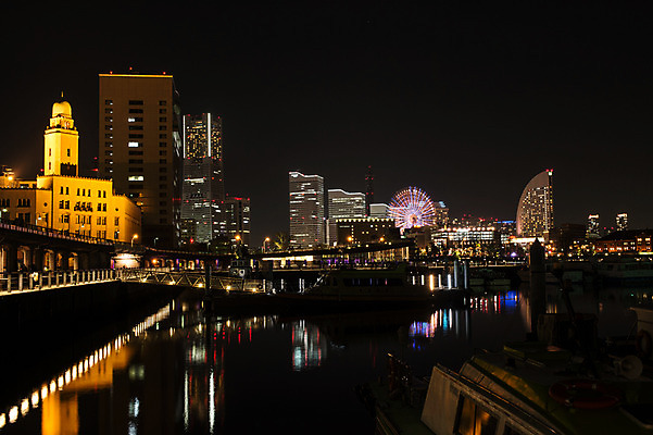 포토 JPG 야경 사람없음 야외 강 일본 도시 국내포토 아시아 야간 파일형식 풍경_경치