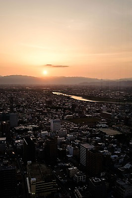 포토 JPG 주간 하늘 풍경 사람없음 야외 태양 일출 일본 일몰 도시 기후현 국내포토 자연요소 아시아 노을 파일형식
