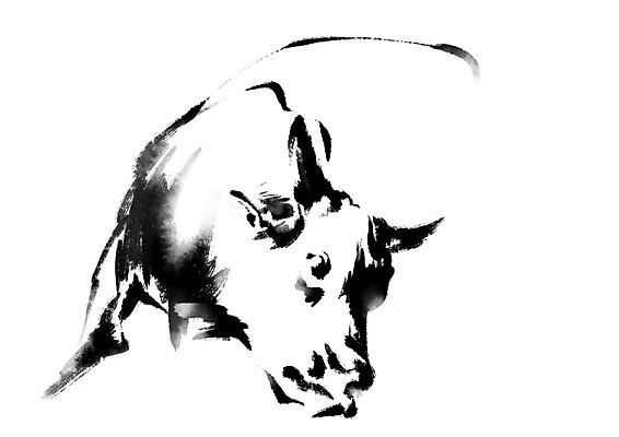 PSD 한마리 일러스트 캘리그라피 사람없음 십이지신 소띠 소 국내일러스트 1 포유류 파일형식