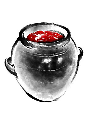 PSD 한국전통 전통 일러스트 캘리그라피 사람없음 한개 항아리 국내일러스트 1 한국 도자기 파일형식