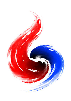 PSD 한국전통 전통 일러스트 캘리그라피 사람없음 빨간색 파란색 전통무늬 태극 국내일러스트 문양 컬러 무늬 한국 파일형식