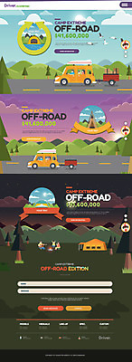 PSD 나무 구름 템플릿 여자 남자 어린이 웹템플릿 자동차 사이트템플릿 산 여러명 성인 홈페이지 노을 캠핑 열기구 캠핑카 원페이지 이미지템플릿 자연요소 식물 육상교통 다수 항공교통 레저 사람 파일형식