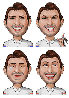 PSD 남자 감정 일러스트 수염 표정 미소 사람 여러명 성인 세트 슬픔 찡그림 눈물 자동차열쇠 국내일러스트 다수 열쇠 파일형식