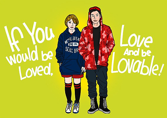 전신 PSD 커플 영어 여자 패션 남자 일러스트 함께함 사랑 성인 두명 다정 주머니손 후드티셔츠 국내일러스트 문자 감정 컨셉 티셔츠 관계 모션 사람 파일형식