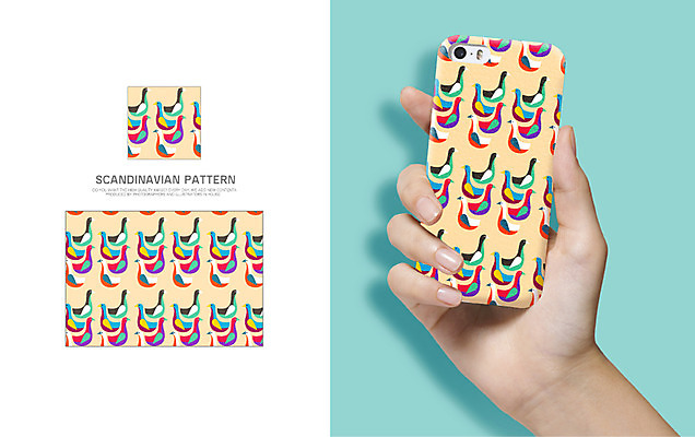 손 백그라운드 패턴 일러스트 자연 오리 한손 북유럽 북유럽스타일 한명 사람 신체부위 오리모양 오리모형 목업 국내일러스트 AI파일 모양 1 유럽 무늬 조류 모형 생태계 스타일 파일형식 벡터