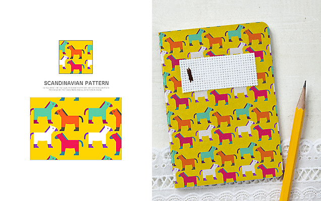 백그라운드 패턴 일러스트 자연 북유럽 북유럽스타일 사람없음 말_동물 목업 국내일러스트 AI파일 유럽 무늬 포유류 생태계 스타일 파일형식 벡터