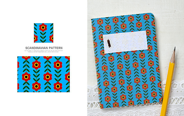 꽃 백그라운드 잎 패턴 일러스트 자연 나뭇잎 북유럽 북유럽스타일 사람없음 자연물 목업 국내일러스트 AI파일 식물 유럽 무늬 생태계 스타일 파일형식 벡터