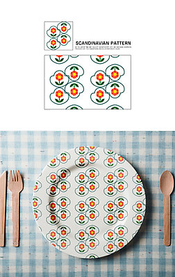 꽃 백그라운드 잎 패턴 일러스트 자연 나뭇잎 북유럽 북유럽스타일 사람없음 자연물 목업 국내일러스트 AI파일 식물 유럽 무늬 생태계 스타일 파일형식 벡터