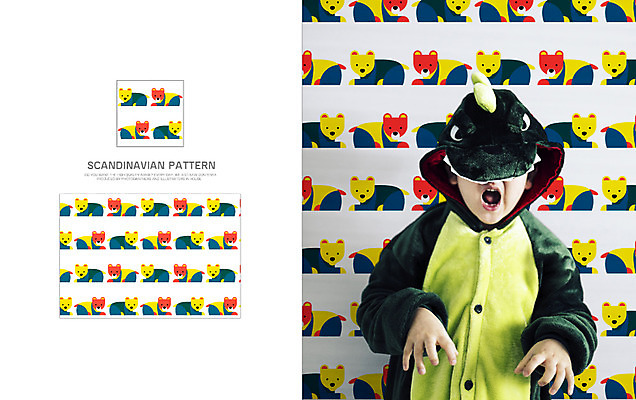 동물 어린이 백그라운드 패턴 일러스트 곰 자연 벽지 북유럽 북유럽스타일 한명 목업 국내일러스트 AI파일 1 유럽 무늬 포유류 사람 생태계 스타일 파일형식 벡터