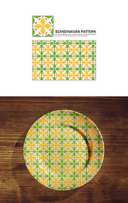 문양 백그라운드 패턴 일러스트 자연 북유럽 북유럽스타일 사람없음 기하학 목업 국내일러스트 AI파일 유럽 무늬 생태계 스타일 파일형식 벡터