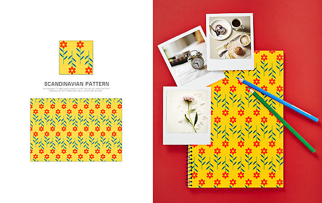 꽃 백그라운드 잎 패턴 일러스트 자연 나뭇잎 북유럽 북유럽스타일 사람없음 자연물 목업 국내일러스트 AI파일 식물 유럽 무늬 생태계 스타일 파일형식 벡터