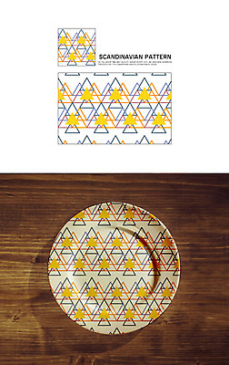 문양 백그라운드 패턴 일러스트 자연 북유럽 북유럽스타일 사람없음 기하학 목업 국내일러스트 AI파일 유럽 무늬 생태계 스타일 파일형식 벡터